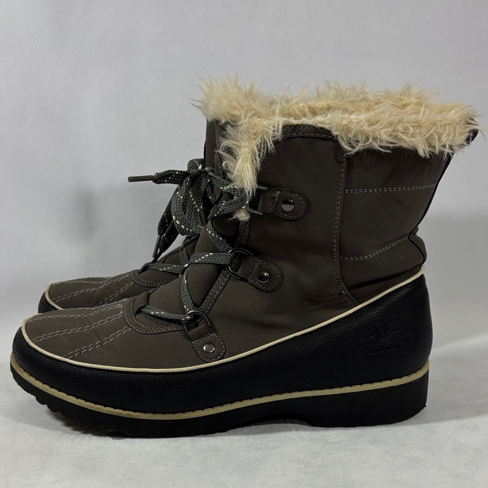 Women's Winter Boots with Faux Fur Accent